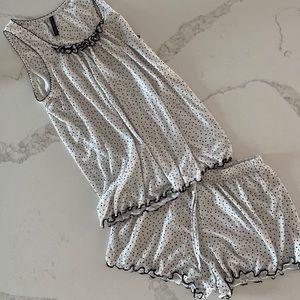 EUC polka dot pj set